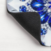 Mousepad met Blauw Wit Kleuren Ontwerp Muismat (Hoek)