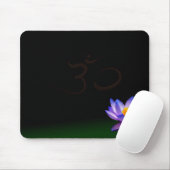 Mousepad met blauwe Lotus bloem Muismat (Met muis)