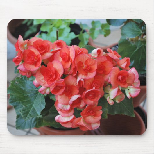 Mousepad met bloemen muismat (Voorkant)