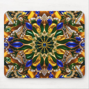 Mousepad met Brazilië Kleuren Ontwerp Muismat