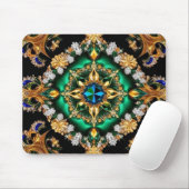 Mousepad met Brazilië Kleuren Ontwerp Muismat (Met muis)