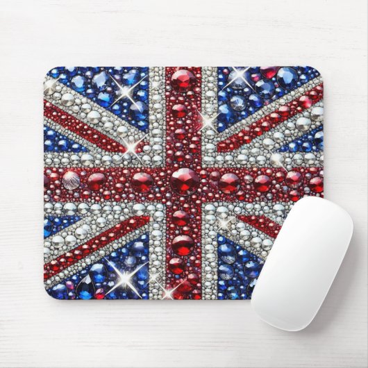 Mousepad met British Colours Design Muismat (Met muis)