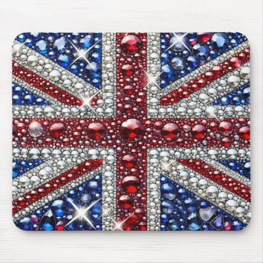 Mousepad met British Colours Design Muismat (Voorkant)