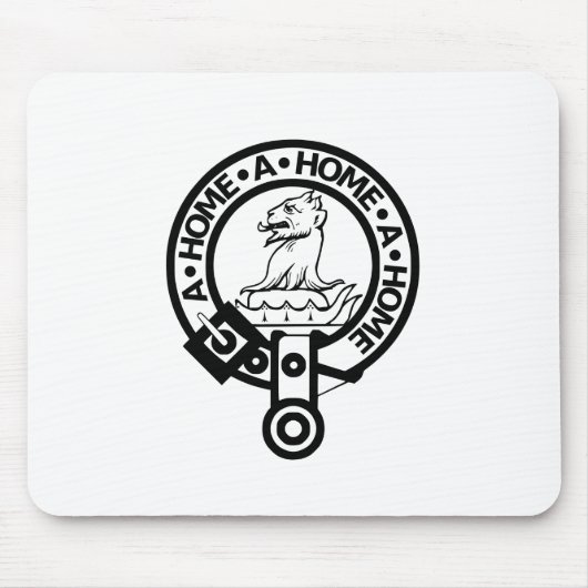Mousepad met Clan Home Crest Muismat (Voorkant)