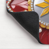 Mousepad met Colombiaanse kleuren Design Muismat (Hoek)