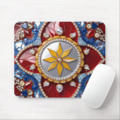 Mousepad met Colombiaanse kleuren Design Muismat (Met muis)