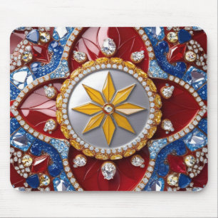 Mousepad met Colombiaanse kleuren Design Muismat