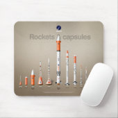 Mousepad met CS Space fleet Muismat (Met muis)