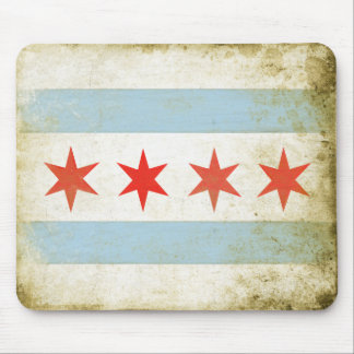Mousepad met de Afdruk van de vlag van Chicago Muismat