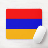 Mousepad met de vlag van Armenië Muismat (Met muis)