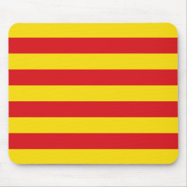 Mousepad met de vlag van Catalonië Muismat
