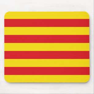 Mousepad met de vlag van Catalonië Muismat