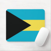Mousepad met de vlag van de Bahama's Muismat (Met muis)