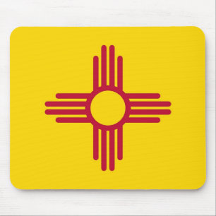 Mousepad met de vlag van de staat New Mexico - Ver Muismat