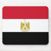 Mousepad met de vlag van Egypte Muismat (Voorkant)