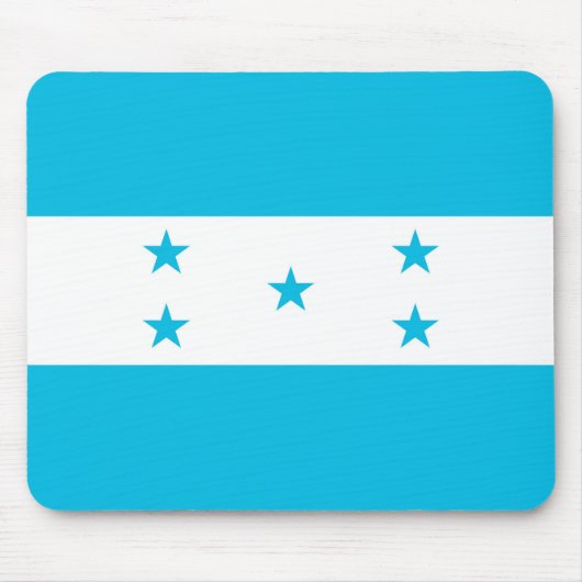 Mousepad met de vlag van Honduras Muismat (Voorkant)