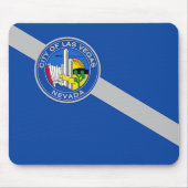Mousepad met de vlag van Las Vegas, Verenigde Stat Muismat (Voorkant)