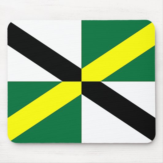 Mousepad met de vlag van Monterey, Californië Muismat (Voorkant)
