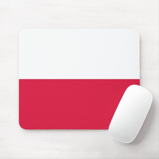 Mousepad met de vlag van Polen Muismat (Met muis)