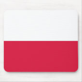 Mousepad met de vlag van Polen Muismat (Voorkant)