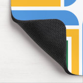 Mousepad met de vlag van Portland, Oregon Muismat (Hoek)
