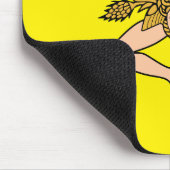 Mousepad met de vlag van Sicilië, Italië Muismat (Hoek)