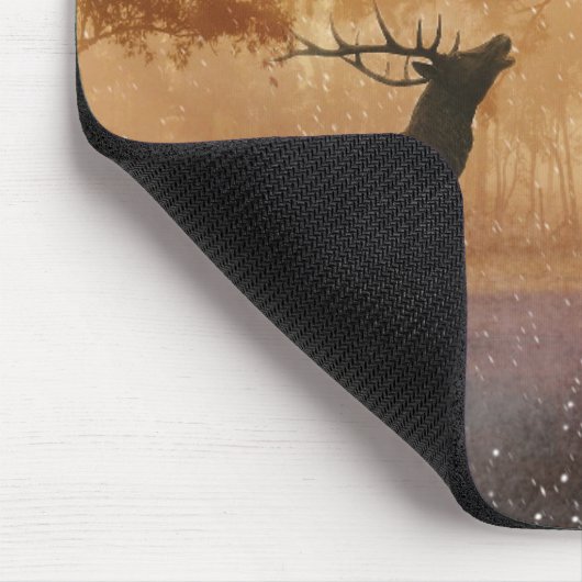 Mousepad met Deer / Mousepad Hirsch Muismat (Hoek)