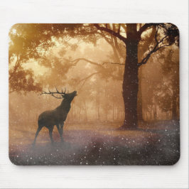 Mousepad met Deer / Mousepad Hirsch Muismat
