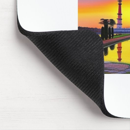 Mousepad met digitale kunst muismat (Hoek)