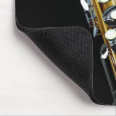 Mousepad met donkere tekst muismat (Hoek)