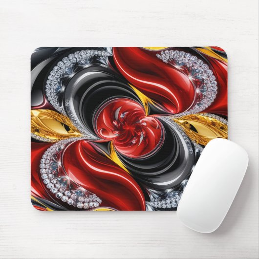 Mousepad met Duitse kleuren Design Muismat (Met muis)