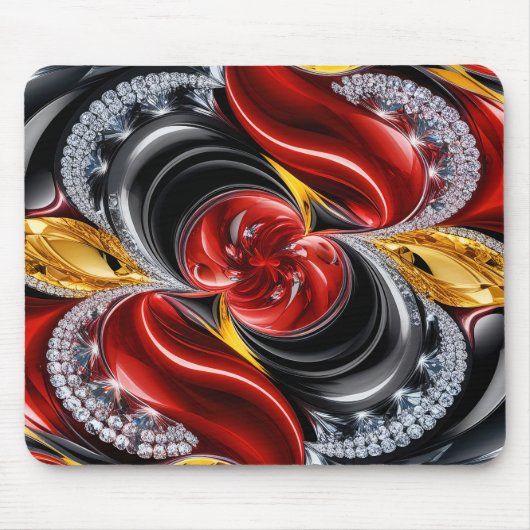 Mousepad met Duitse kleuren Design Muismat (Voorkant)