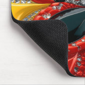 Mousepad met Duitsland Kleuren Design Muismat (Hoek)