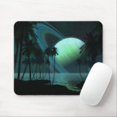 Mousepad met een planeet muismat (Met muis)