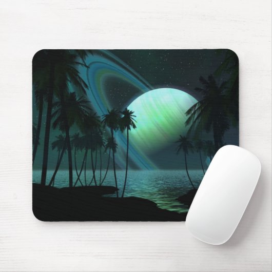 Mousepad met een planeet muismat (Met muis)
