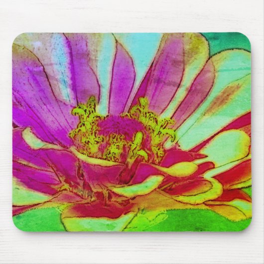 Mousepad met een Pop Art Design Muismat (Voorkant)