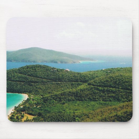 Mousepad met een Saint Thomas Island Scene Muismat (Voorkant)