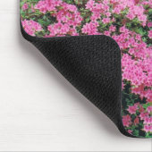 Mousepad met een Spuit van Roze Azaleas Muismat (Hoek)