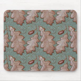 Mousepad met eikenblad print muismat