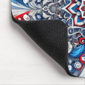 Mousepad met Franse kleuren Design Muismat (Hoek)
