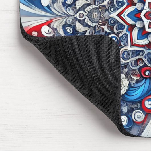 Mousepad met Franse kleuren Design Muismat (Hoek)