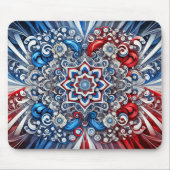 Mousepad met Franse kleuren Design Muismat (Voorkant)