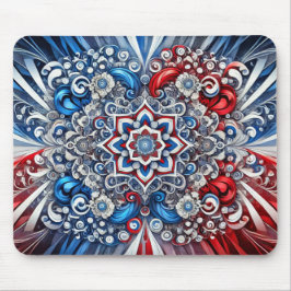 Mousepad met Franse kleuren Design Muismat