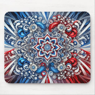 Mousepad met Franse kleuren Design Muismat