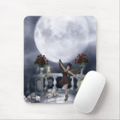Mousepad met Gothic Angel Dancing & Moon Muismat (Met muis)