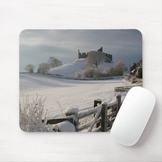 Mousepad met Hume Castle in de winter Muismat (Met muis)