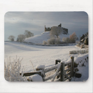 Mousepad met Hume Castle in de winter Muismat