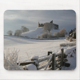 Mousepad met Hume Castle in de winter Muismat