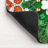 Mousepad met Ierland Kleuren Design Muismat (Hoek)