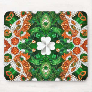 Mousepad met Ierland Kleuren Design Muismat